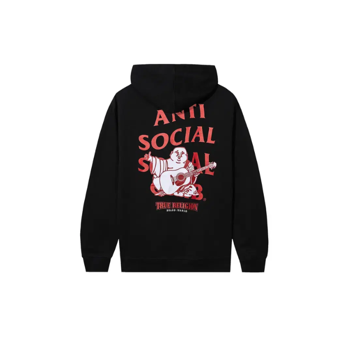 Anti Social Social Club x True Religion Hoodie "Anti-Truth Black"