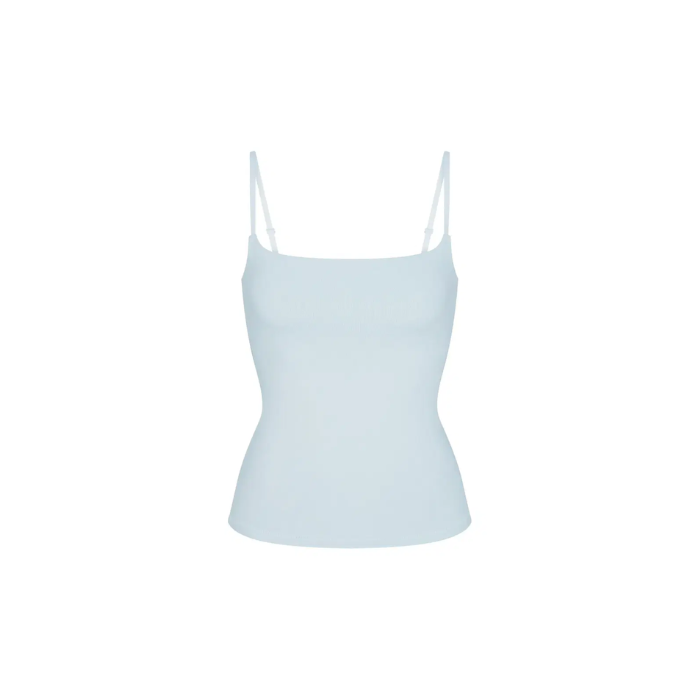 Skims Cotton Jersey Cami Heather Opal