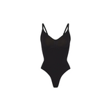 Skims Seamless Sculpt Thong Bodysuit Onyx