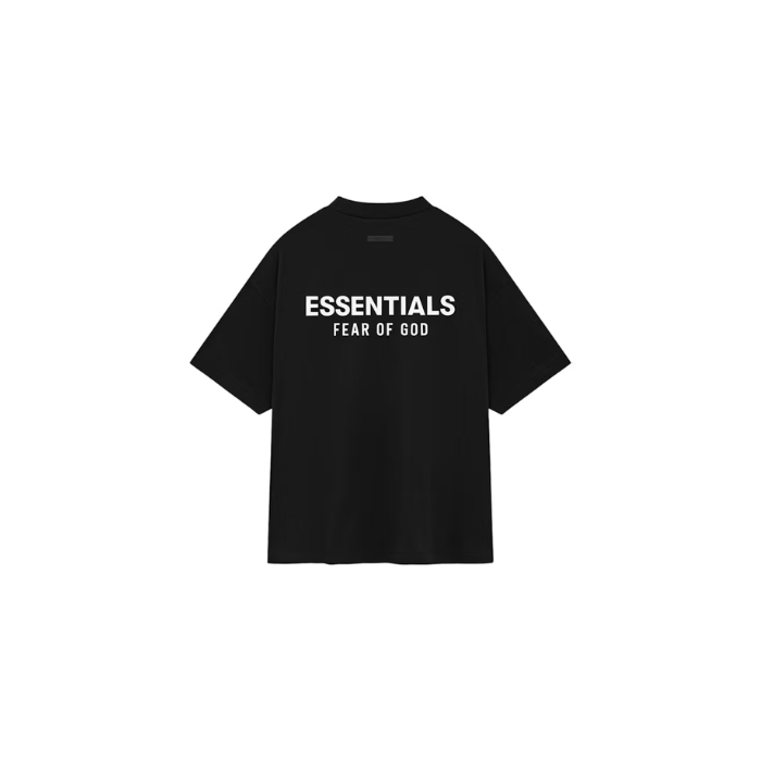 Essentials Jersey Crewneck Black T-Shirt