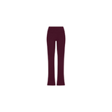 Skims Cotton Jersey Foldover Pant Deep Berry