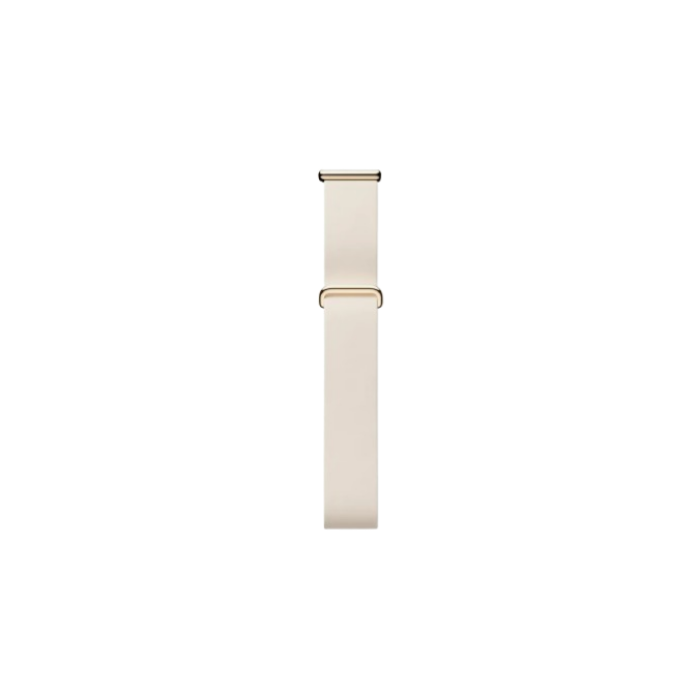 Google Fitbit Air Elevated Modern Band Strap "Porcelain / Polished Champagne Gold Stainless Steel Clasp" (Strap Only)