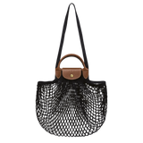Longchamp Le Pliage Filet L Mesh bag Black