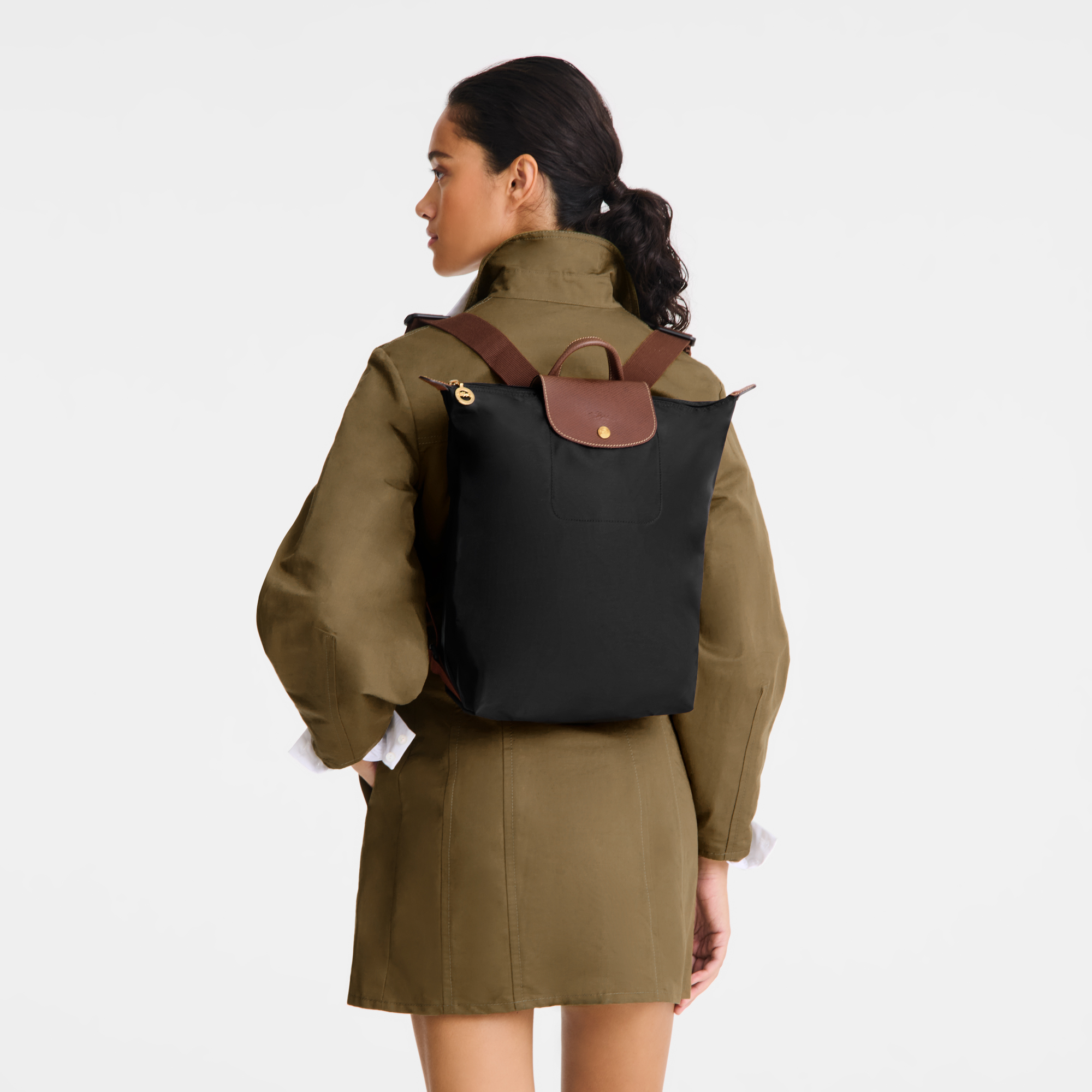 Longchamp Le Pliage Original M Backpack Black