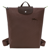 Longchamp Le Pliage Green M Backpack Mocha