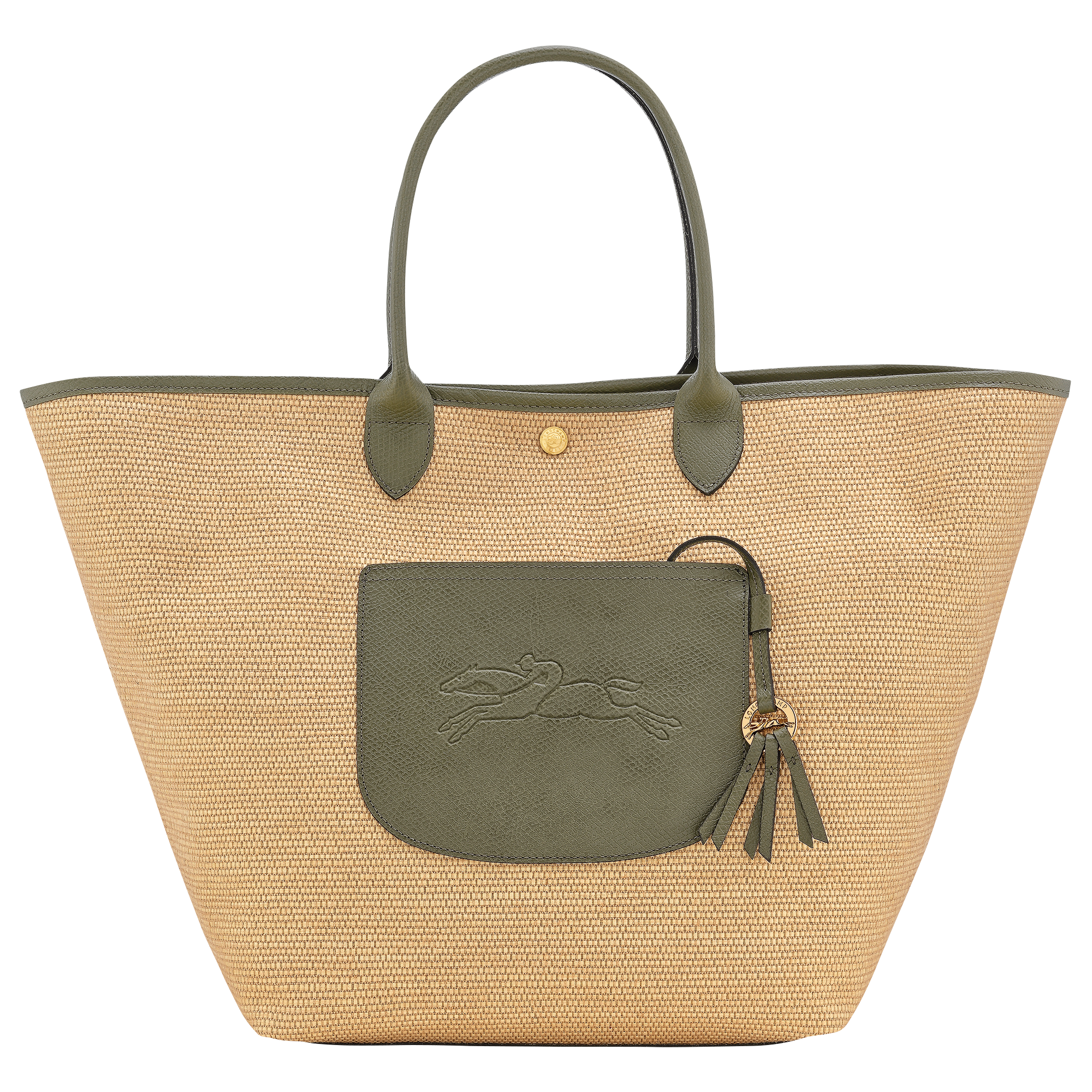 Longchamp Le Pliage Collection L Basket bag Artichoke