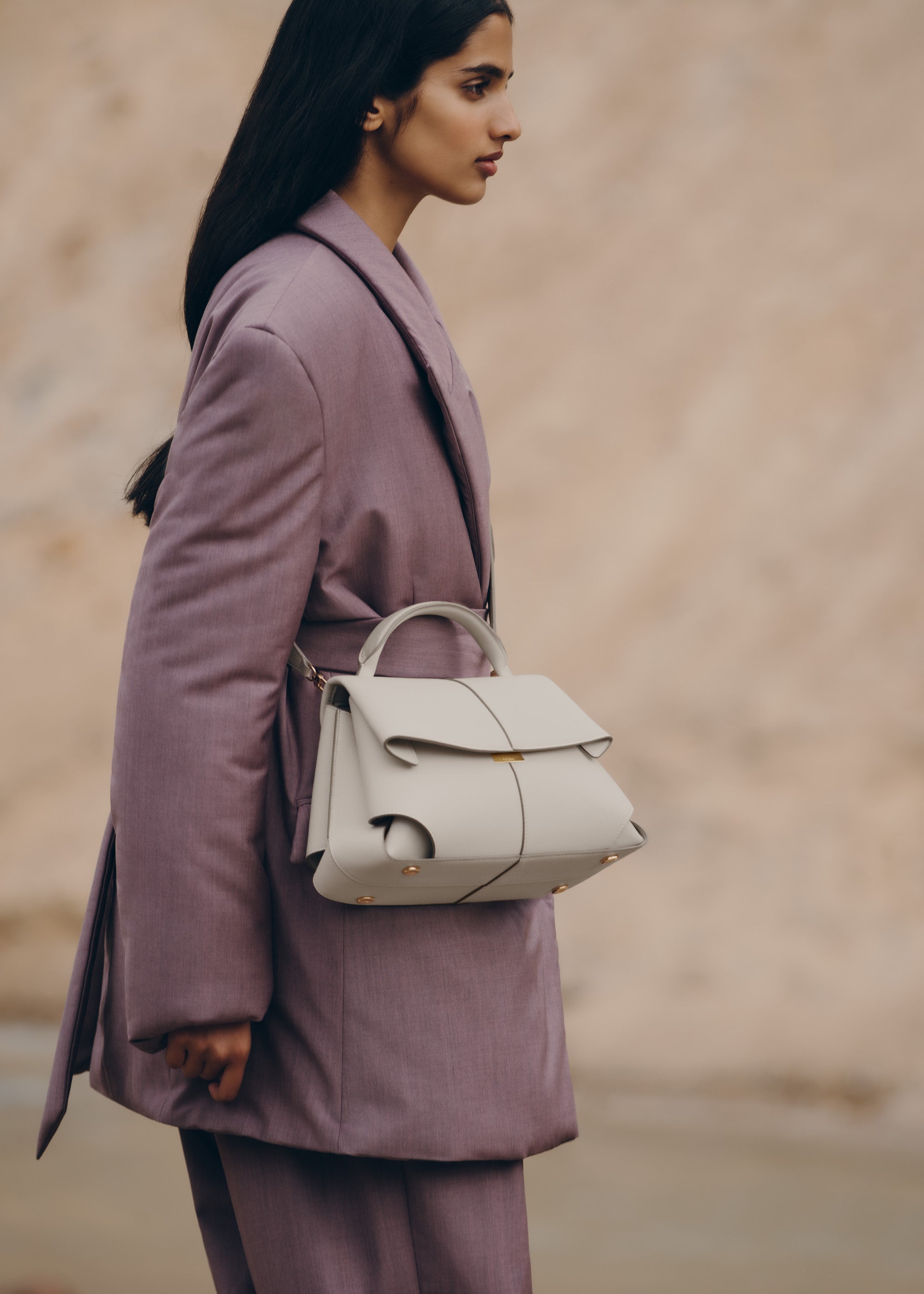 Polene Mokki Textured Chalk