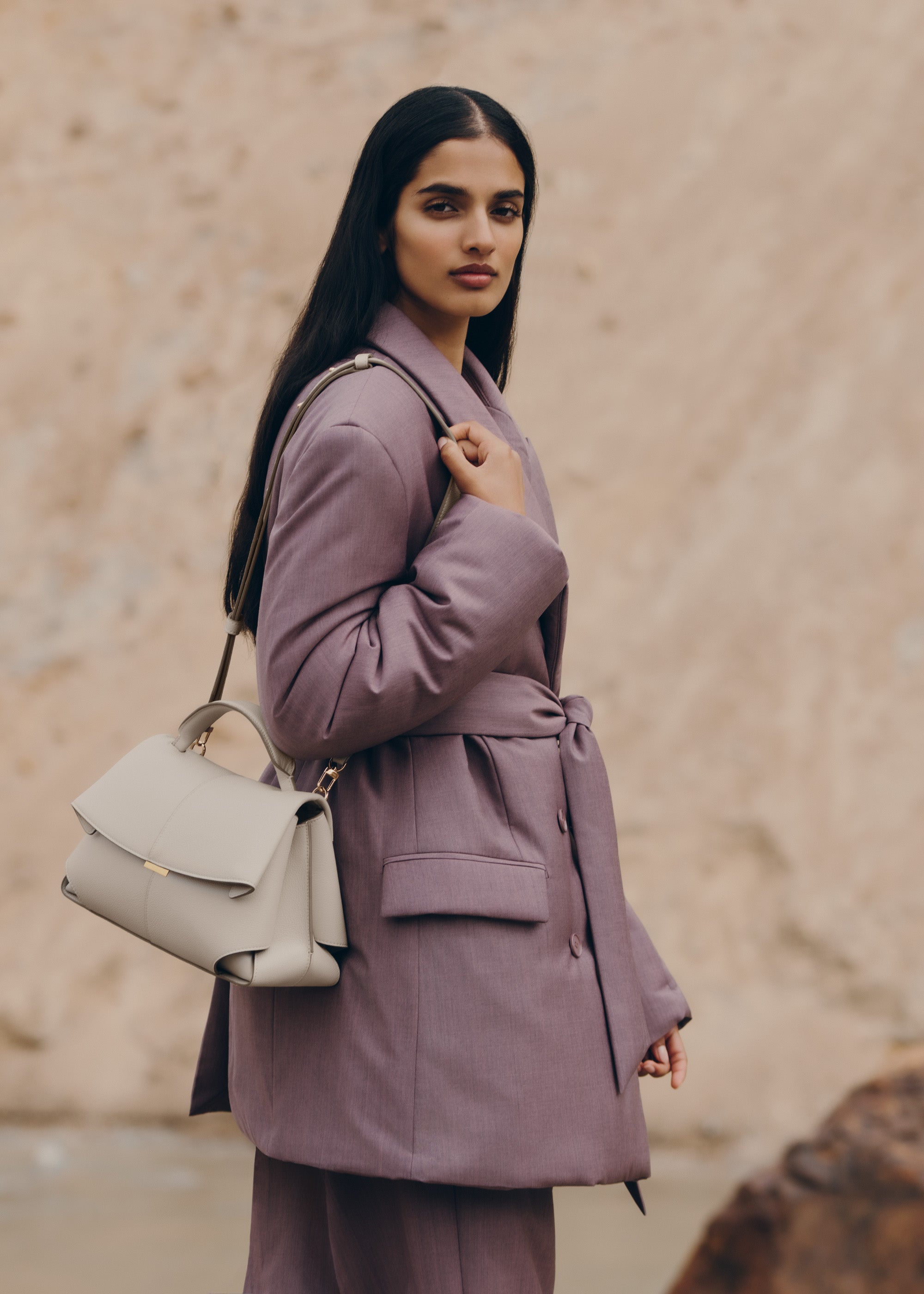 Polene Mokki Textured Chalk