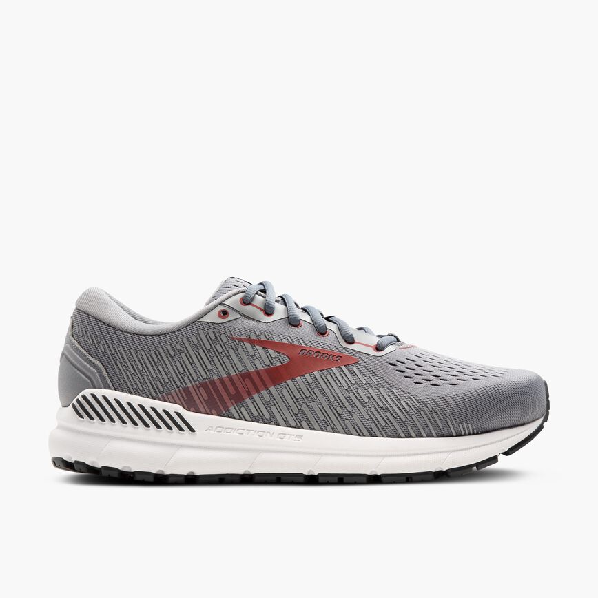 Brooks Addiction GTS 15 Grey/Ebony/Chili Oil