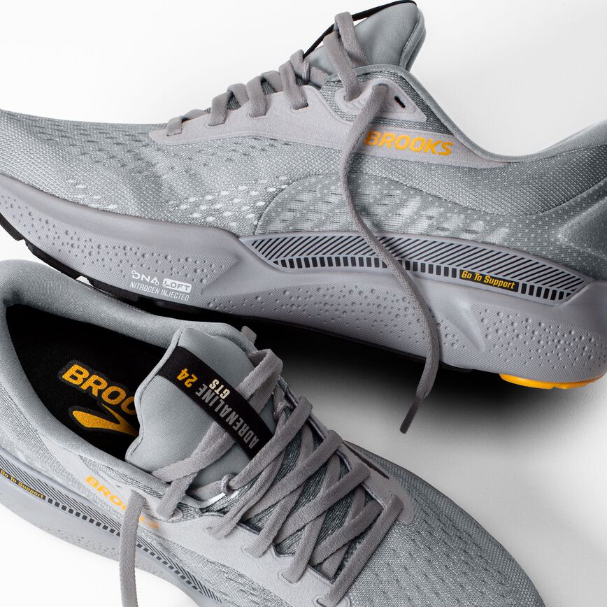 Brooks Adrenaline GTS 24 Alloy/White/Gold Fusion