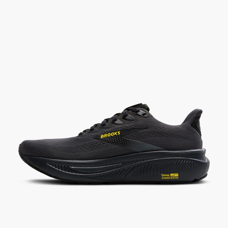 Brooks Ghost 17 Ebony/Black/Yellow