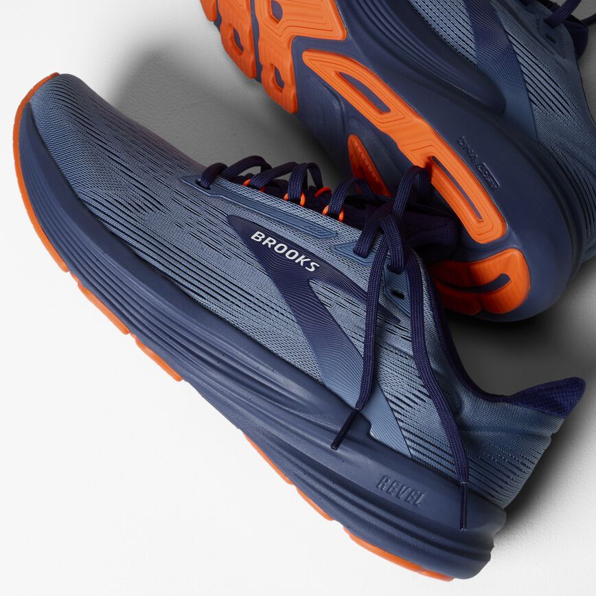 Brooks Revel 8 Blue/Blue/Orange