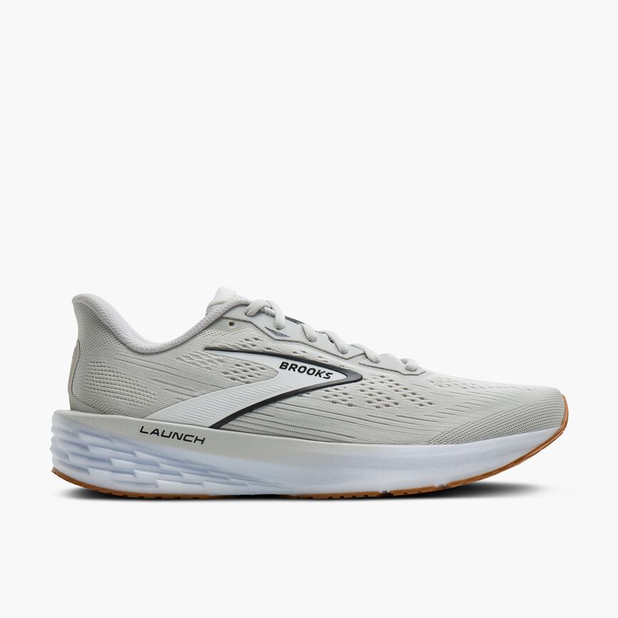 Brooks Launch 12 Oyster/White/Phantom