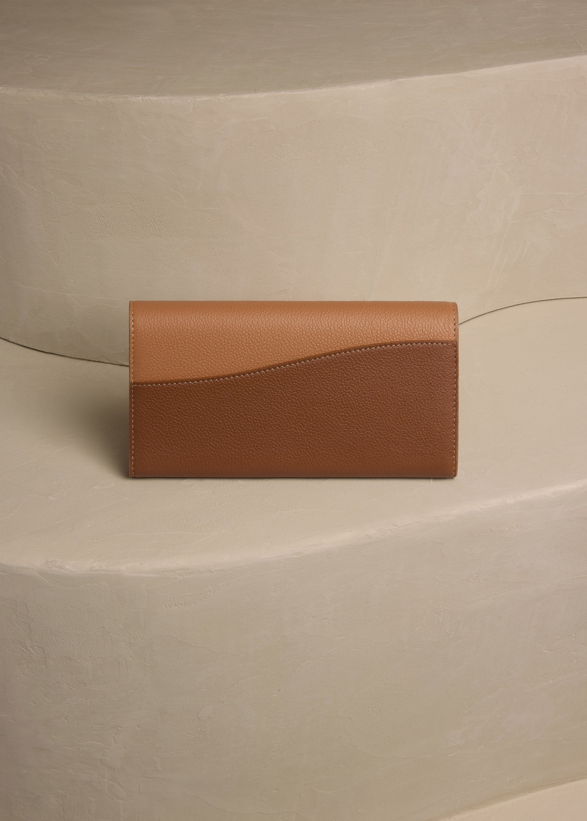 Polene Sierra Wallet - Trio Camel