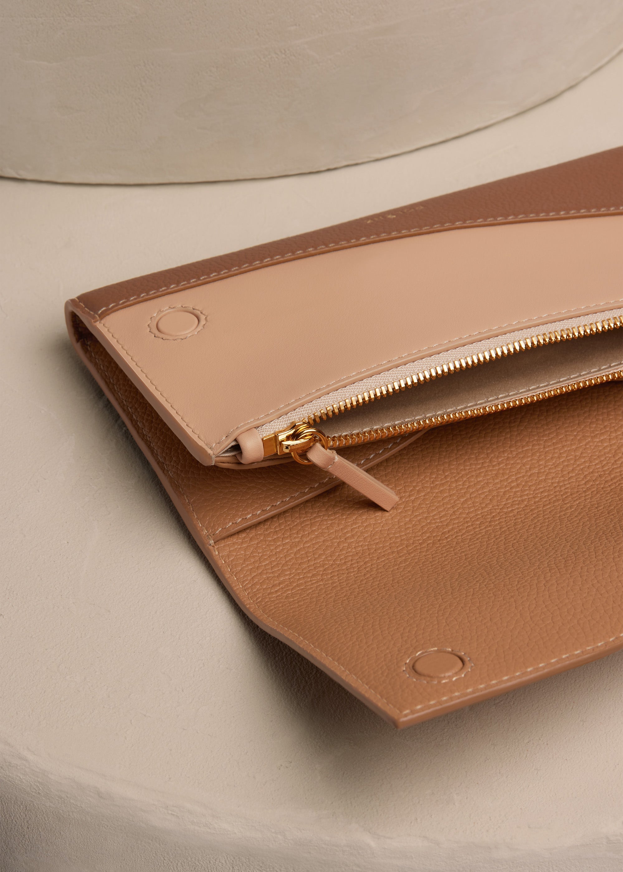 Polene Sierra Wallet - Trio Camel