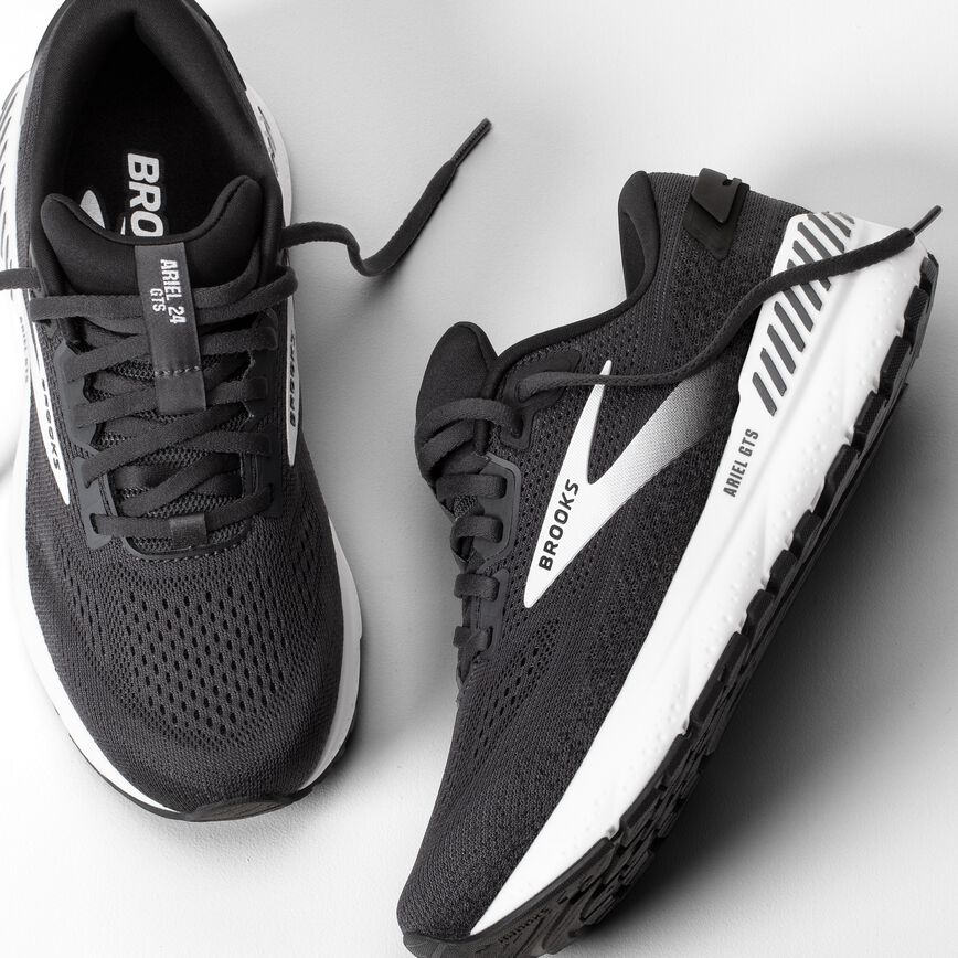 Brooks Ariel GTS 24 Ebony/Black/White (Women's)
