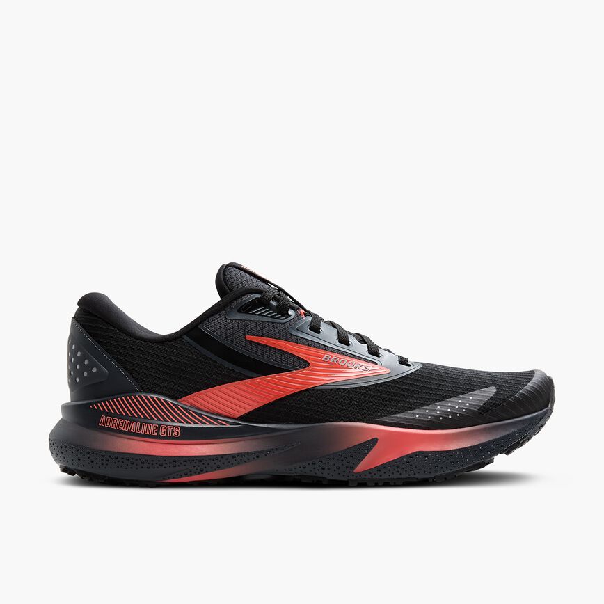 Brooks Adrenaline GTS 24 Weatherized Black/Ebony/Hot Coral (Women's)