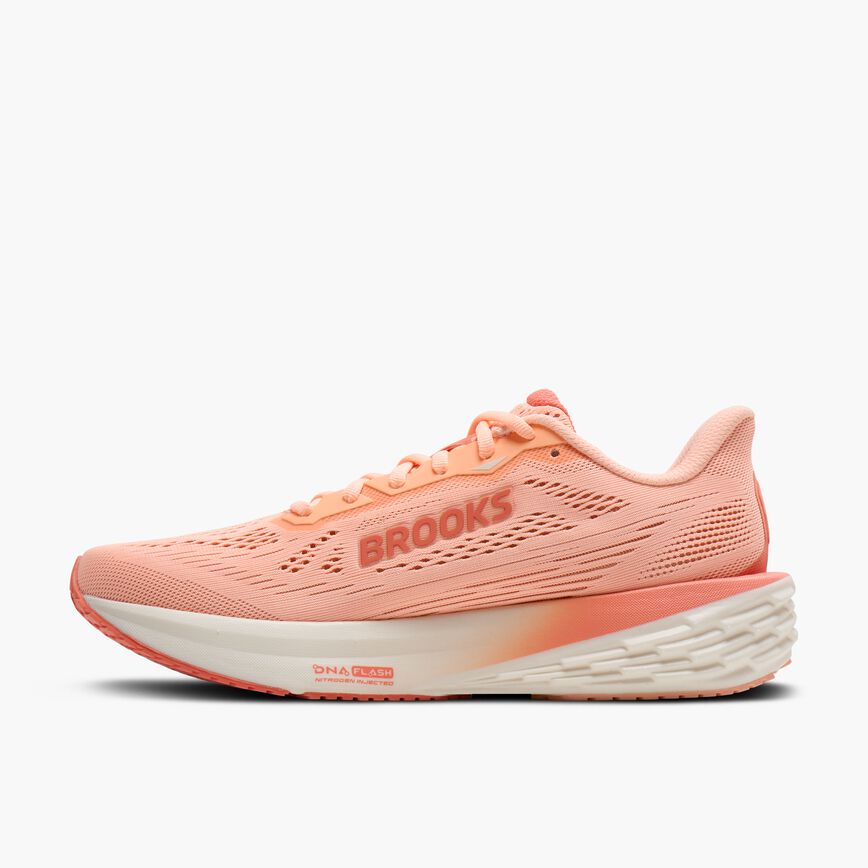 Brooks Launch 12 Peach/Coconut/Peach Echo (Women's)