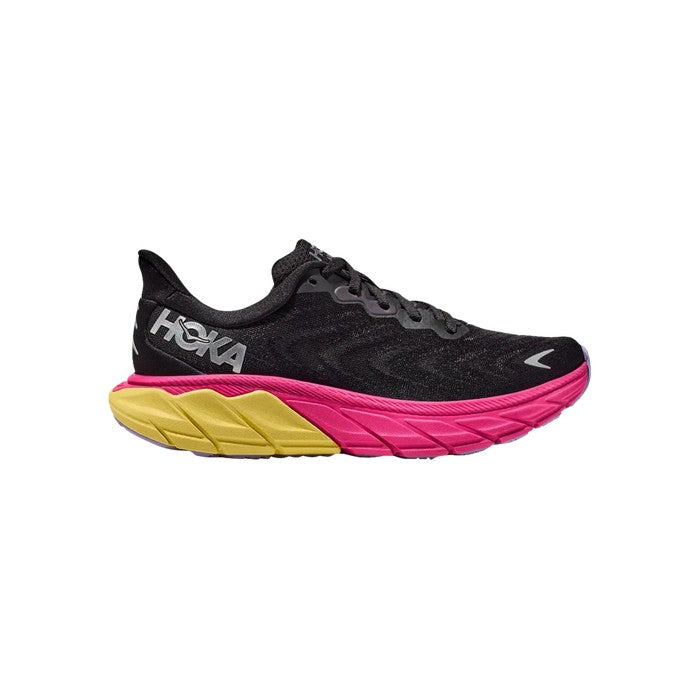 Hoka Wmns Arahi 6 'Black Pink Yarrow'