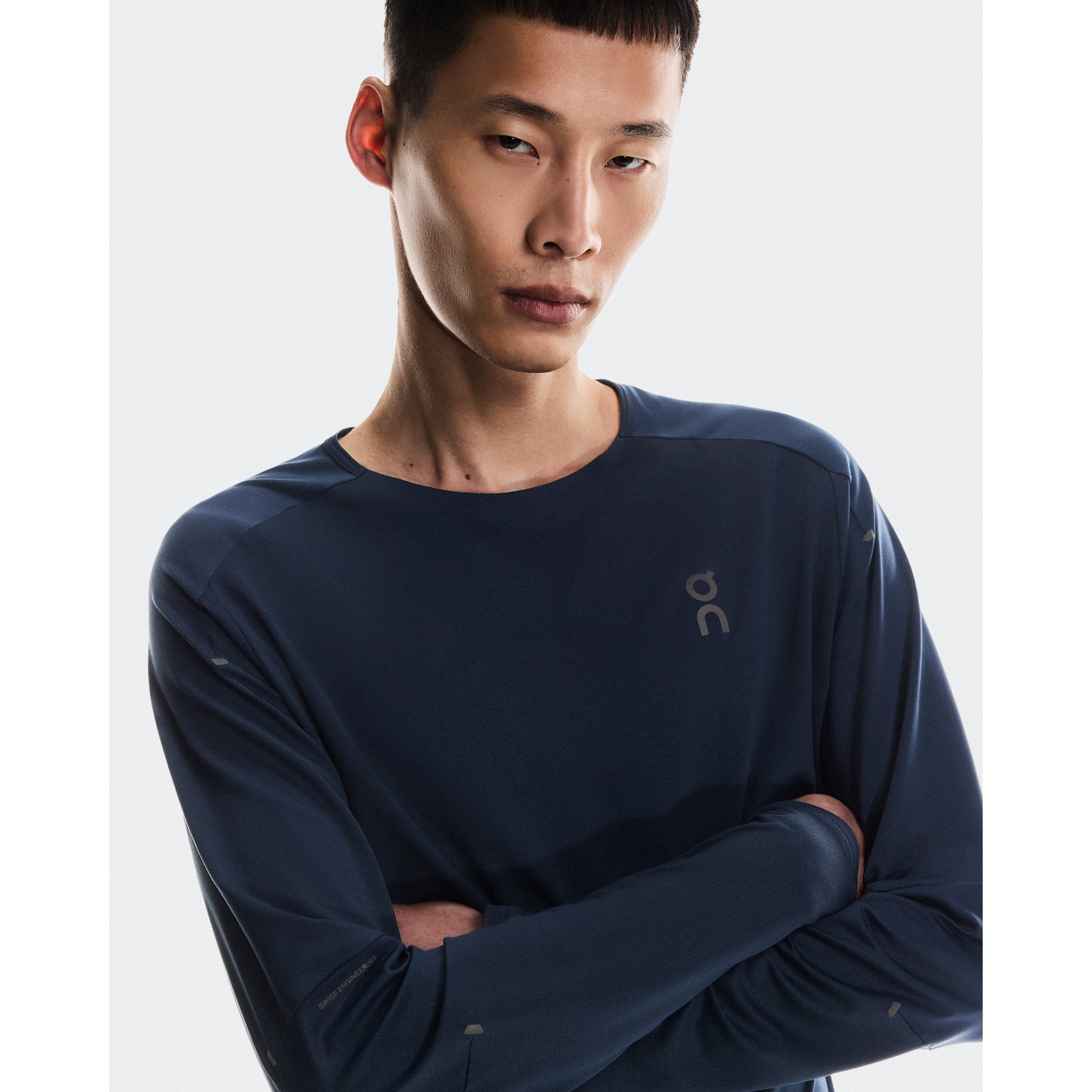 On Performance Long-T Navy | Black