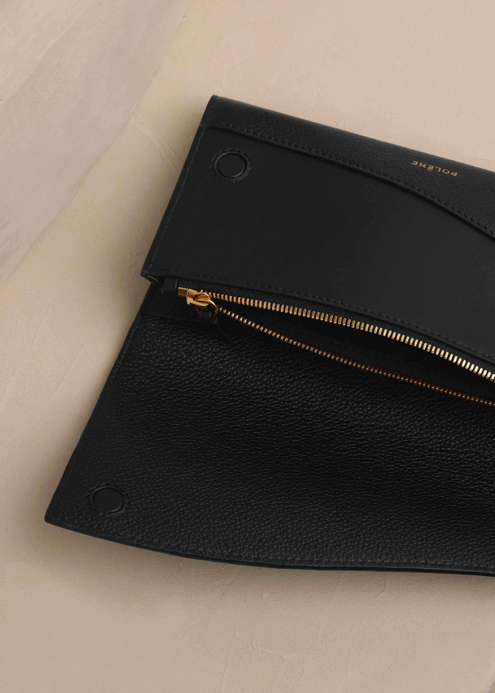 Polene Sierra Wallet - Duo Black