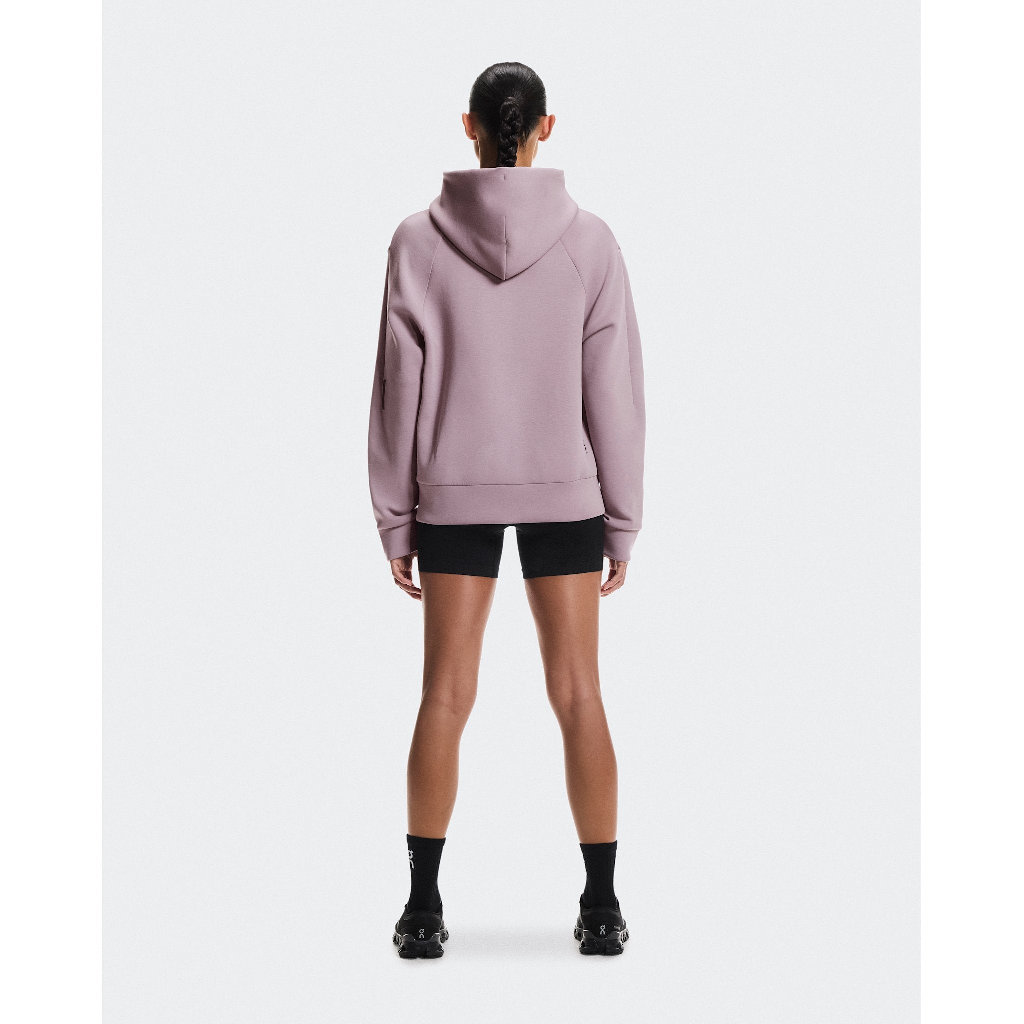On Focus Tech Zip Hoodie Heron