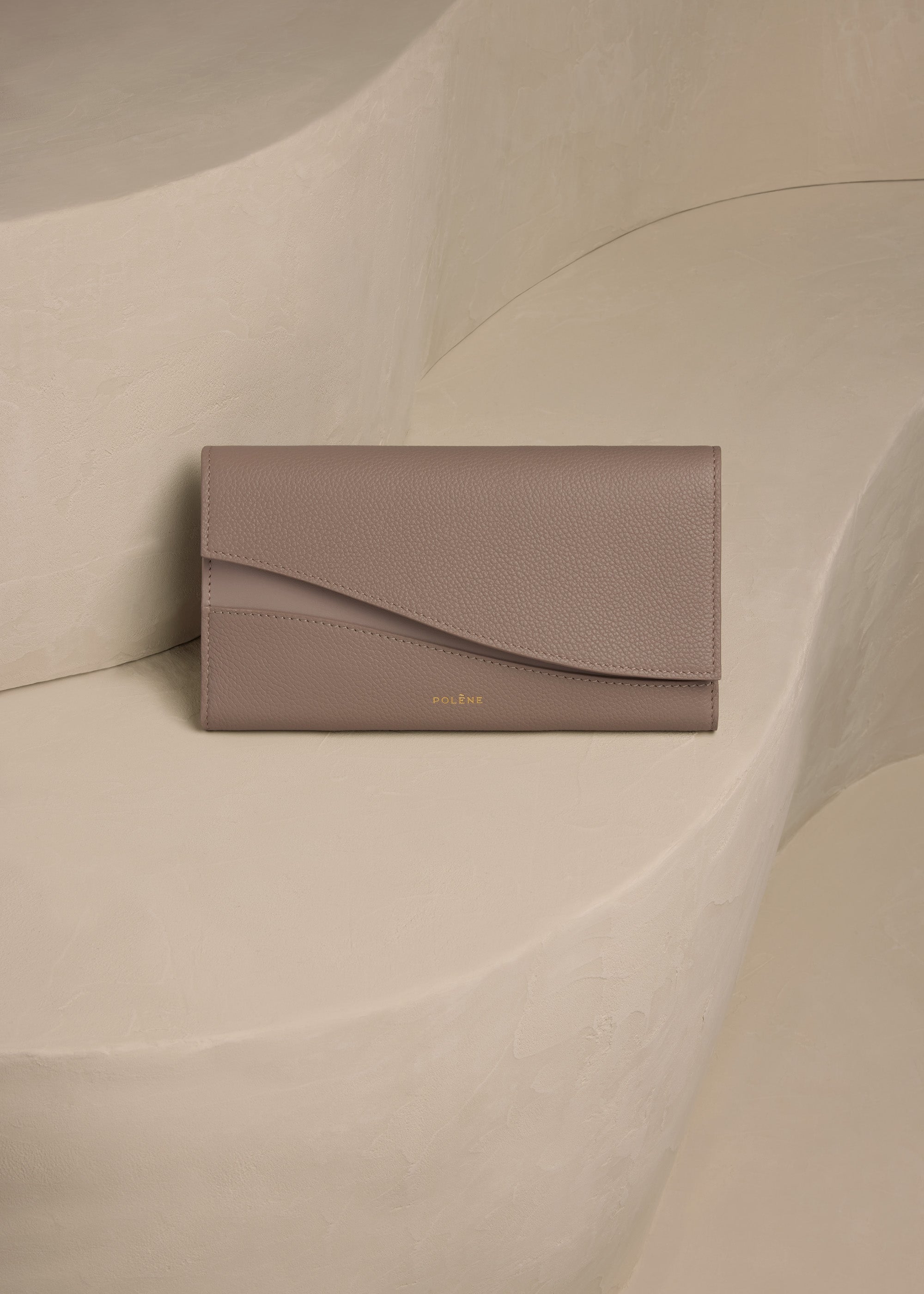 Polene Sierra Wallet - Duo Taupe