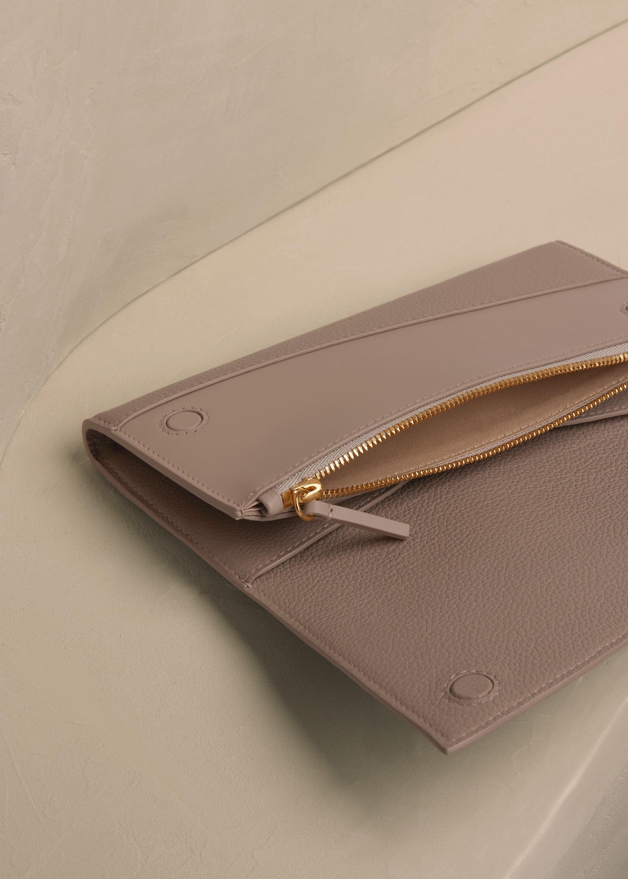 Polene Sierra Wallet - Duo Taupe