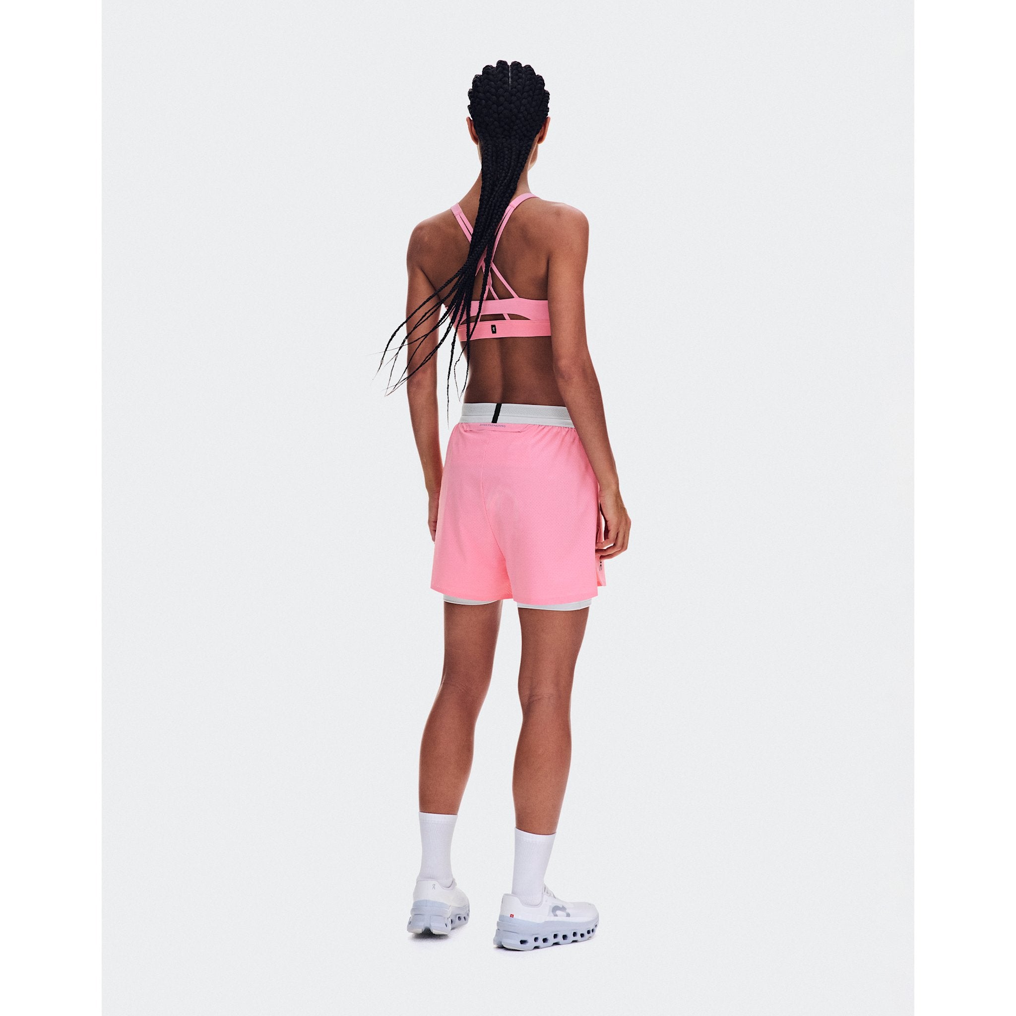 On 3" Performance 2/1 Shorts Magnolia | Glacier