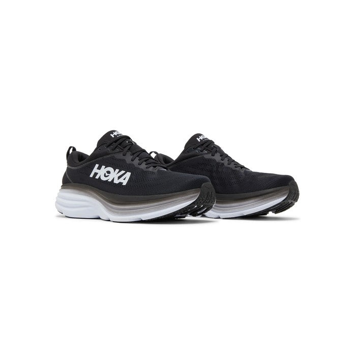 Hoka Bondi 8 2E Wide 'Black White'