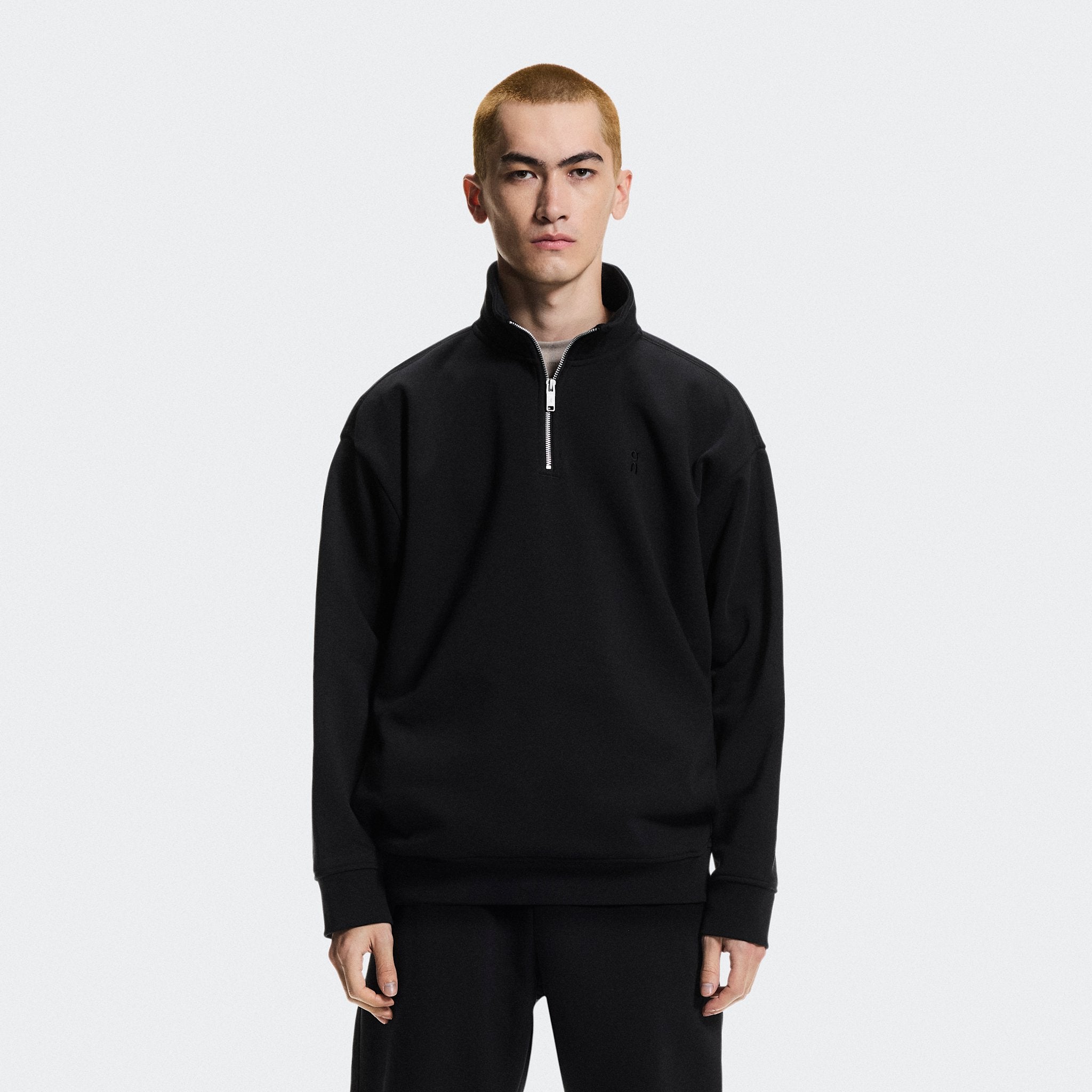 On Club Collective 1/4 Zip Black