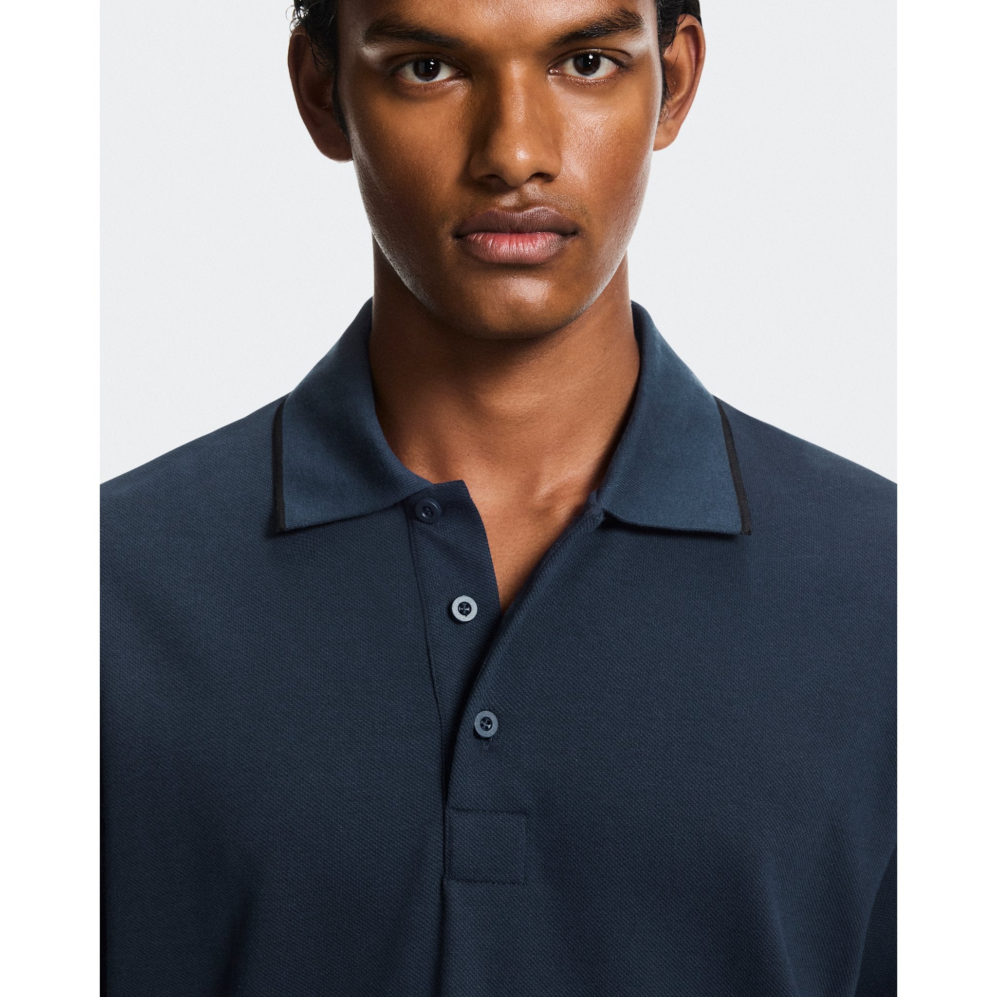 On Courtside Polo Midnight | Black