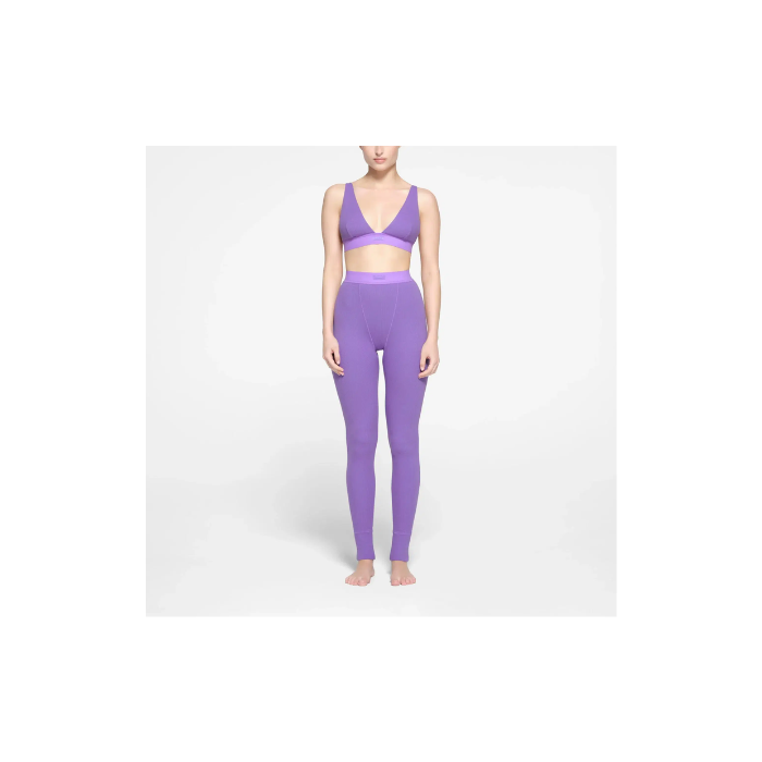 Skims Cotton Rib Legging Ultra Violet