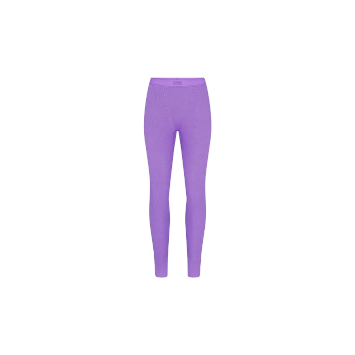 Skims Cotton Rib Legging Ultra Violet