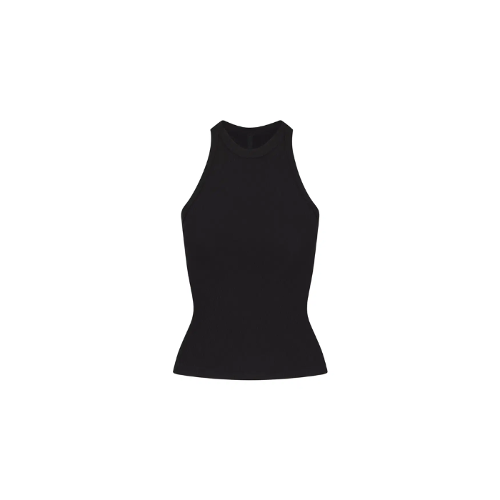 Skims Soft Lounge High Neck Tank Onyx