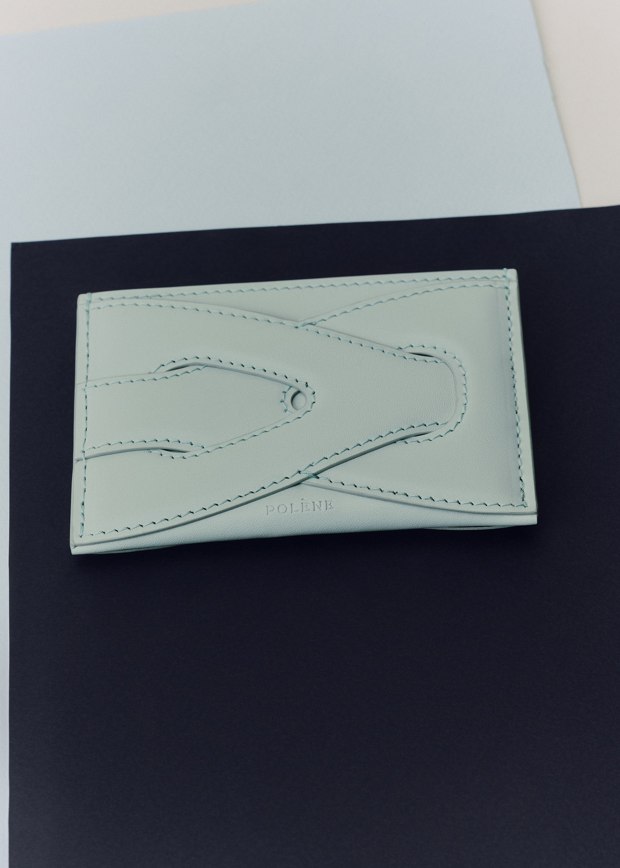 Polene Nodde Card Holder Sea Foam