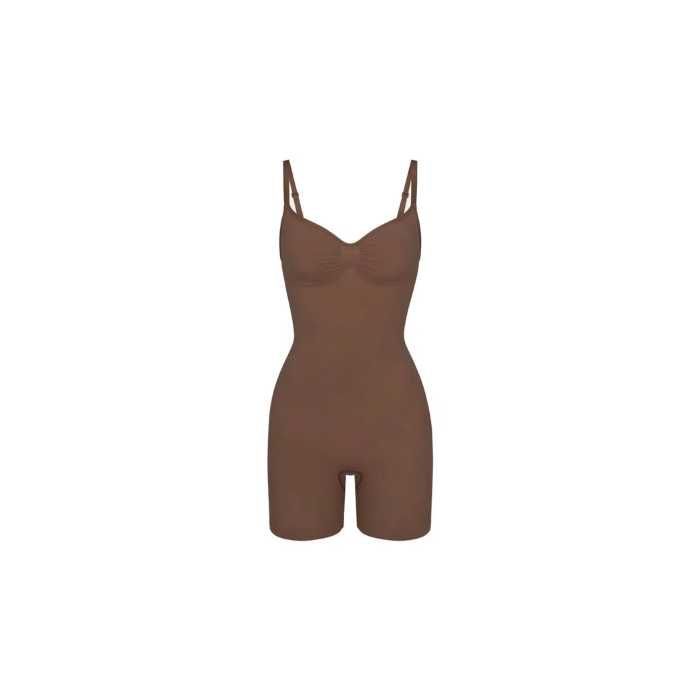 Skims Seamless Sculpt Mid Thigh Bodysuit Jasper