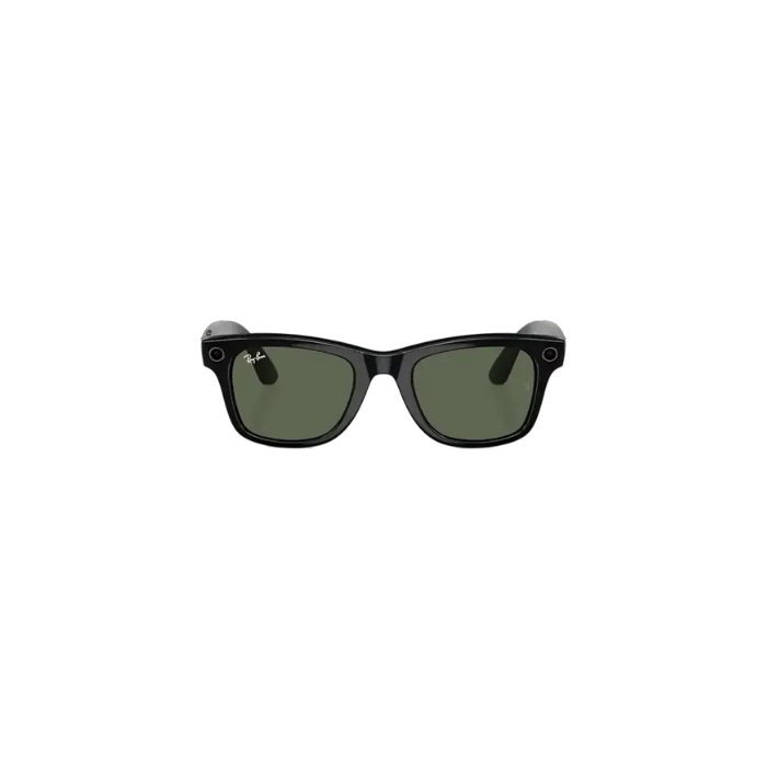 Ray Ban Meta Smart Glasses - Wayfarer Shiny Black G-15 Green Lenses