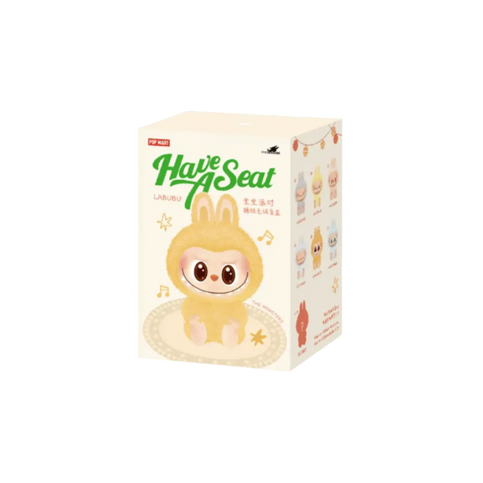 Pop Mart Labubu The Monsters Have a Seat Vinyl Plush Sealed Case Pack of 1