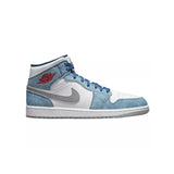 Air Jordan 1 Mid 'French Blue Fire Red'