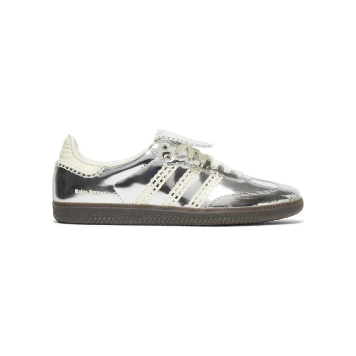 adidas gazelle silver green womens Adidas Samba 'Silver Metallic' X Wales Bonner