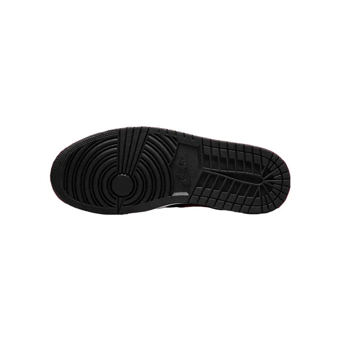 Air Jordan 1 Low "Black Fire Red White / White Toe"
