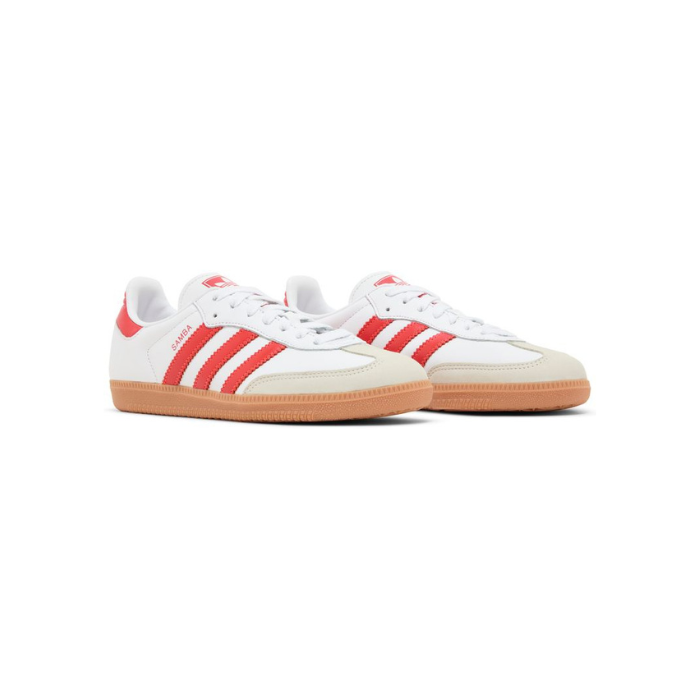 Adidas Wmns Samba OG 'White Solar Red Gum'