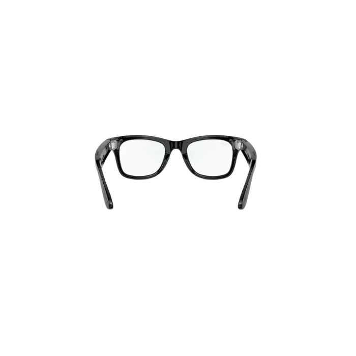 Ray Ban Meta Smart Glasses - Wayfarer Shiny Black Clear Lenses