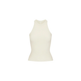 Skims Soft Lounge High Neck Tank Bone