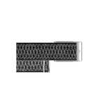 Whoop 5.0 Cloudknit Luxe Storm with Titanium Band (Strap Only)