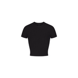 Skims Soft Lounge Cropped T-shirt Onyx