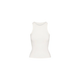 Skims Cotton Jersey Crew Neck Tank Marble