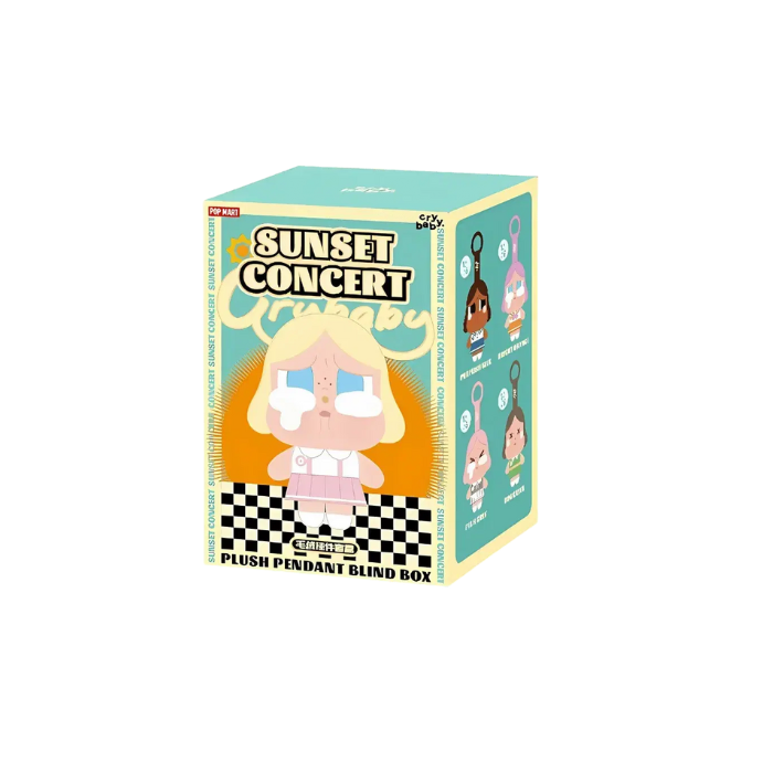 Pop Mart CryBaby Sunset Concert Series Plush Pendant Blind Box