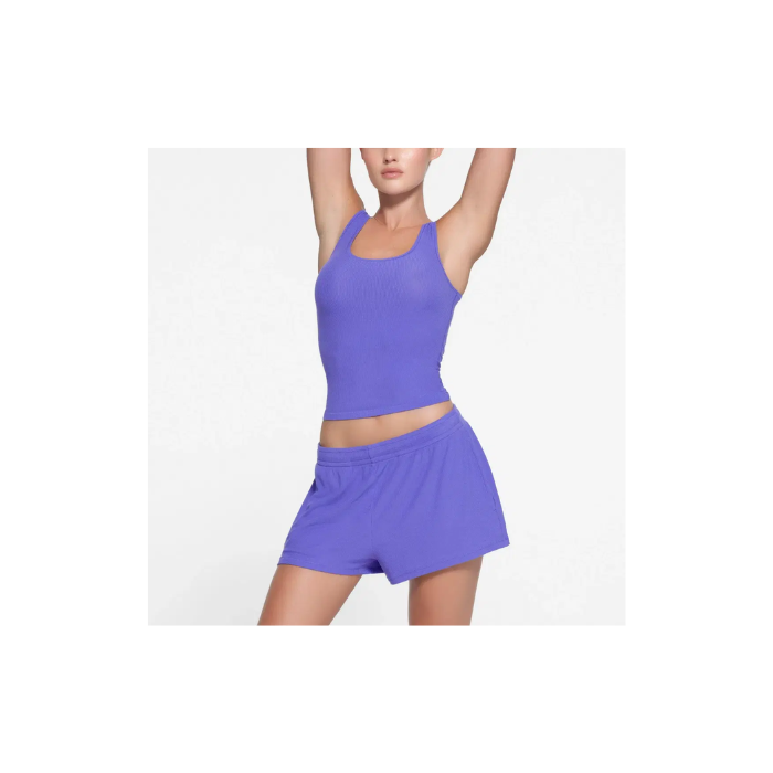 Skims Soft Lounge Loose Short Tanzanite